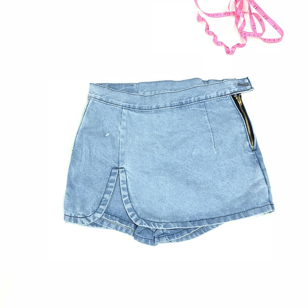 Chân Váy Jeans Chữ A Công Sở Thời Trang OHS4005 - Có Quần Trong