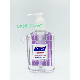 Bộ 4 chai nước rửa tay khô purell advanced hand sanitizer refreshing gel - ảnh sản phẩm 5