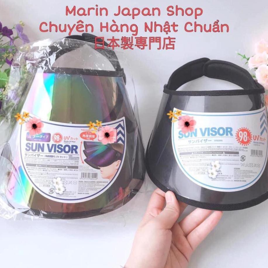 Mũ chống nắng chống UV lưỡi trai hàng nội địa Nhật Bản màu đen
