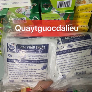 GẠC PHẪU THUẬT AN LÀNH 10x10cm (10 chiếc)