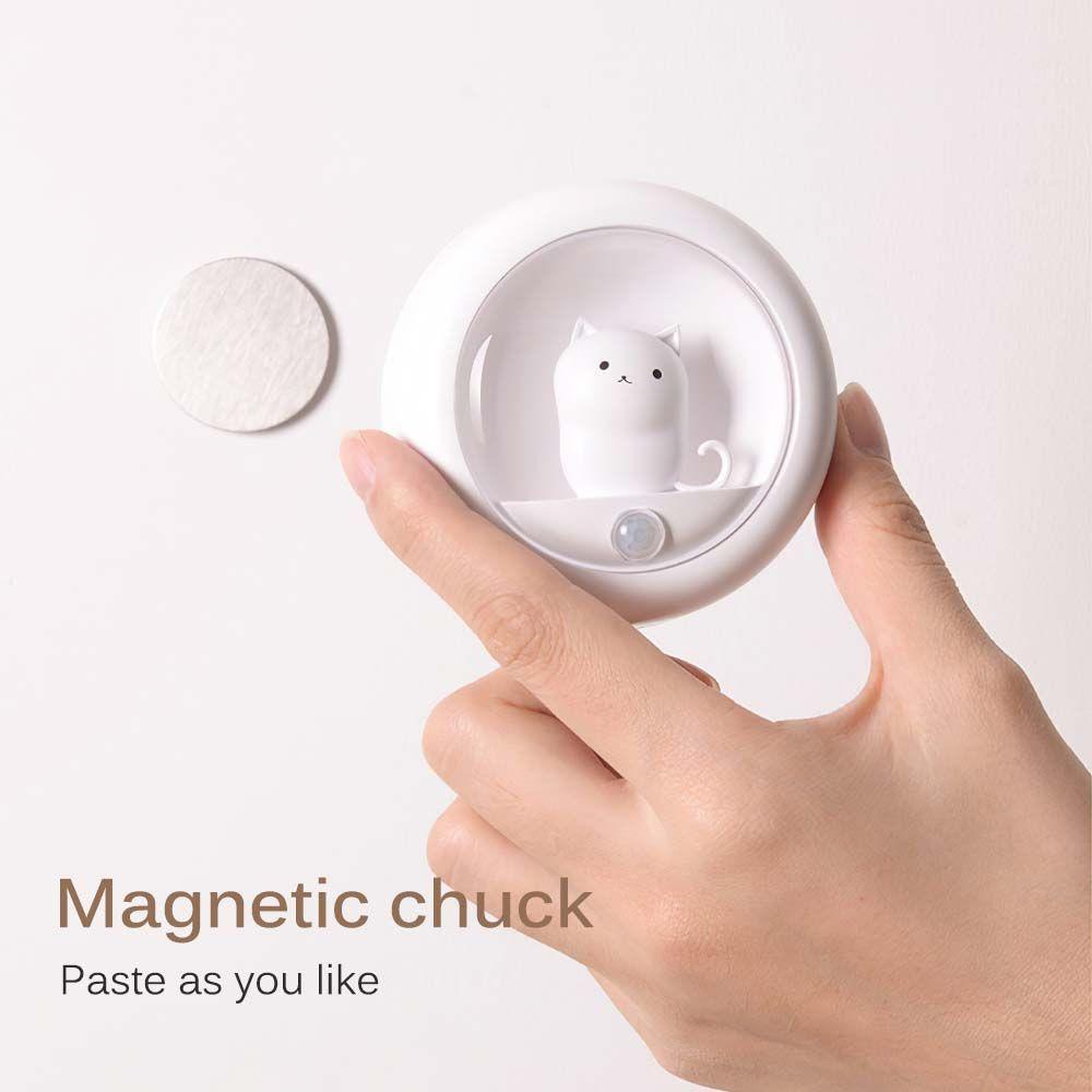 BARRY Đèn Ngủ Cảm Ứng Chuyển Động Hình Mèo Cho Bé