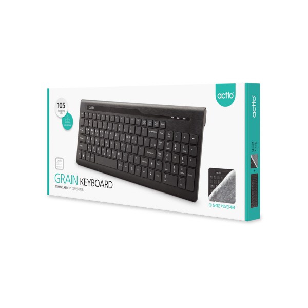 Bàn phím văn phòng - Grain Keyboard Actto KBD-37 HÀNG NỘI ĐỊA HÀN QUỐC CHÍNH HÃNG | BigBuy360 - bigbuy360.vn