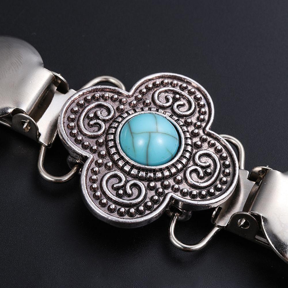 Kẹp Áo Khoác Cardigan Đính Đá Ngọc Lam Phong Cách Retro Thời Trang Mùa Đông
