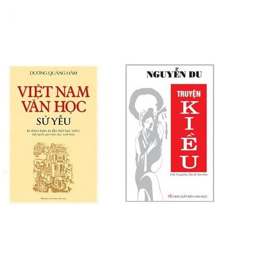 Sách - Combo Truyện Kiều + Việt Nam Văn Học sử yếu (bìa mềm) ( tặng bút)