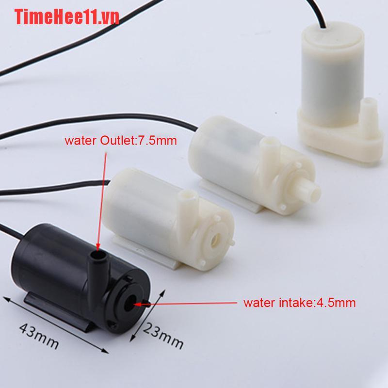 【TimeHee11】USB DC 5V Low Noise Brushless Motor Pump Mini Micro Submersible Wa