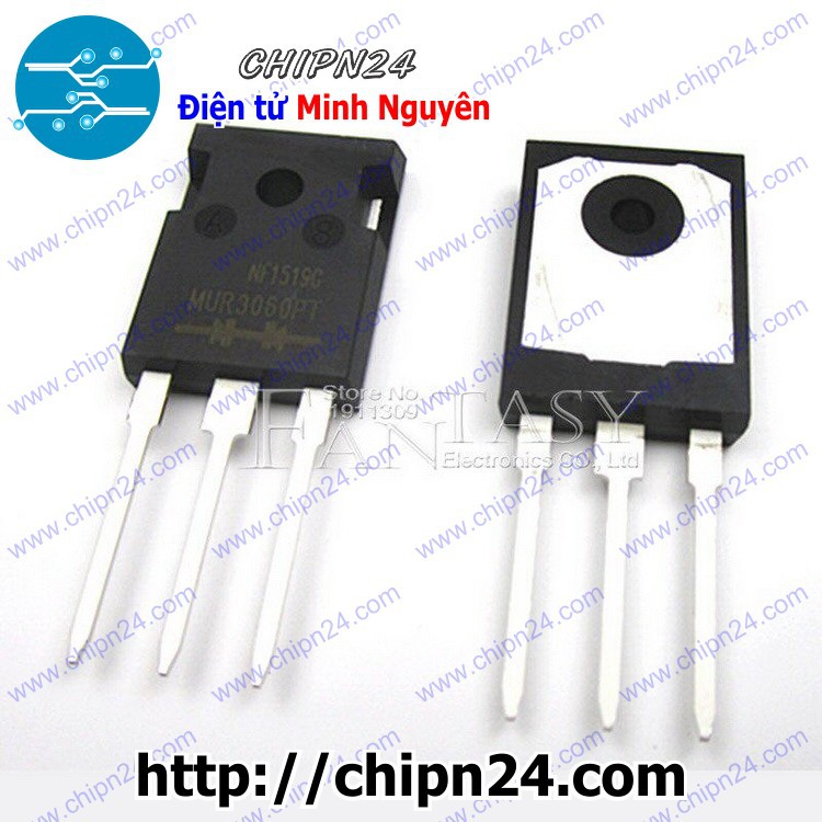 [1 CON] Diode MUR3060 30A 600V TO-247 (MUR3060PT 3060) [Diode Schottky]