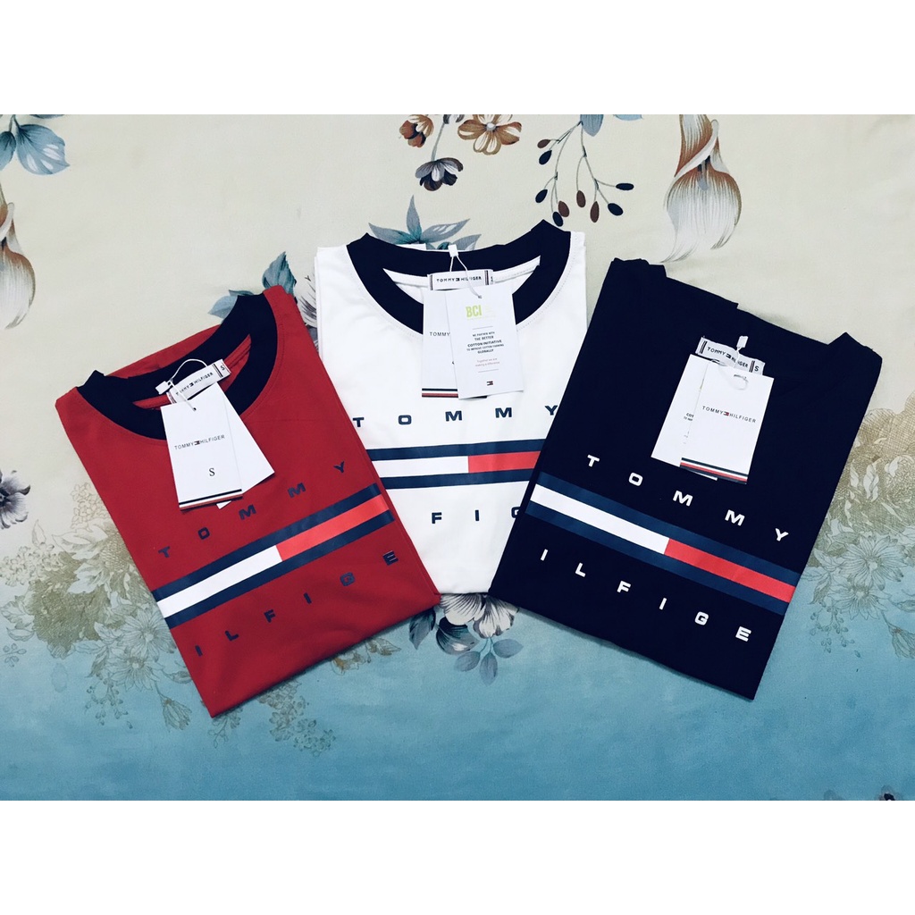 Áo Tommy thun xuất phông cotton nam nữ cao cấp | BigBuy360 - bigbuy360.vn