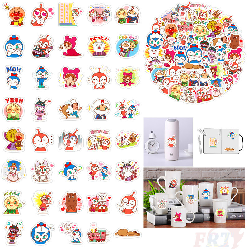 Bộ 40 Miếng Dán Hoạt Hình Anpanman - Series 03