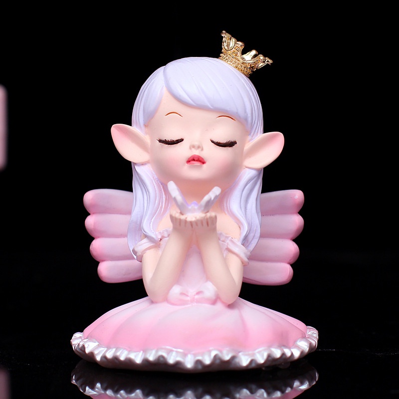 phụ kiện bánh kem [FREESHIP❤️] em bé ngôi vương miện vàng