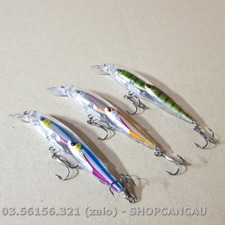 Mồi Cá Giả 3D Nhật Bản Minow 3 Màu Cho Khách Chọn