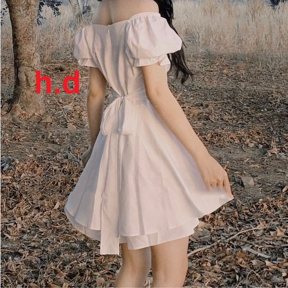 [ MẪU HOT HÍT ] Vây buộc lưng măc đươc 2 kiểu Chất thô mềm