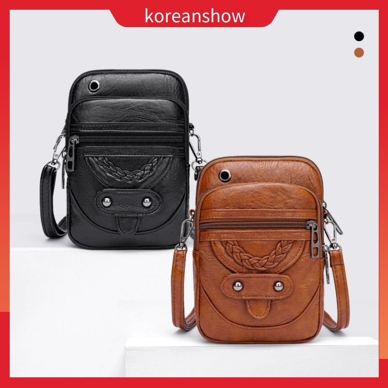 Túi xách nữ Túi da đeo chéo Mini đựng điện thoại thời trang Hàn Quốc cho nữ-73