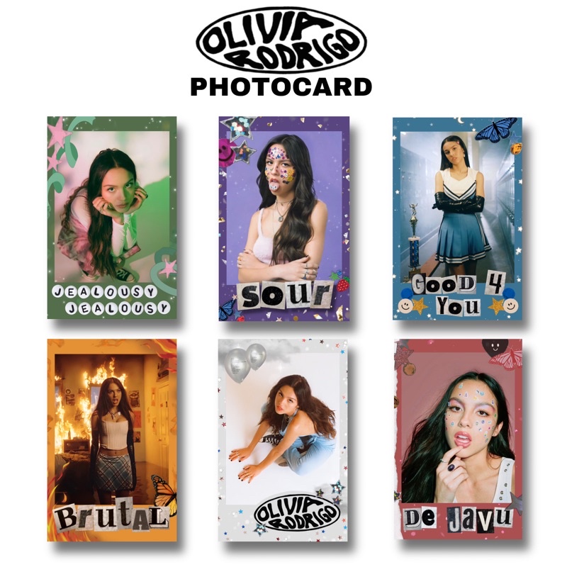 Thẻ Hình Diễn Viên Olivia RODRIGO POLAROID
