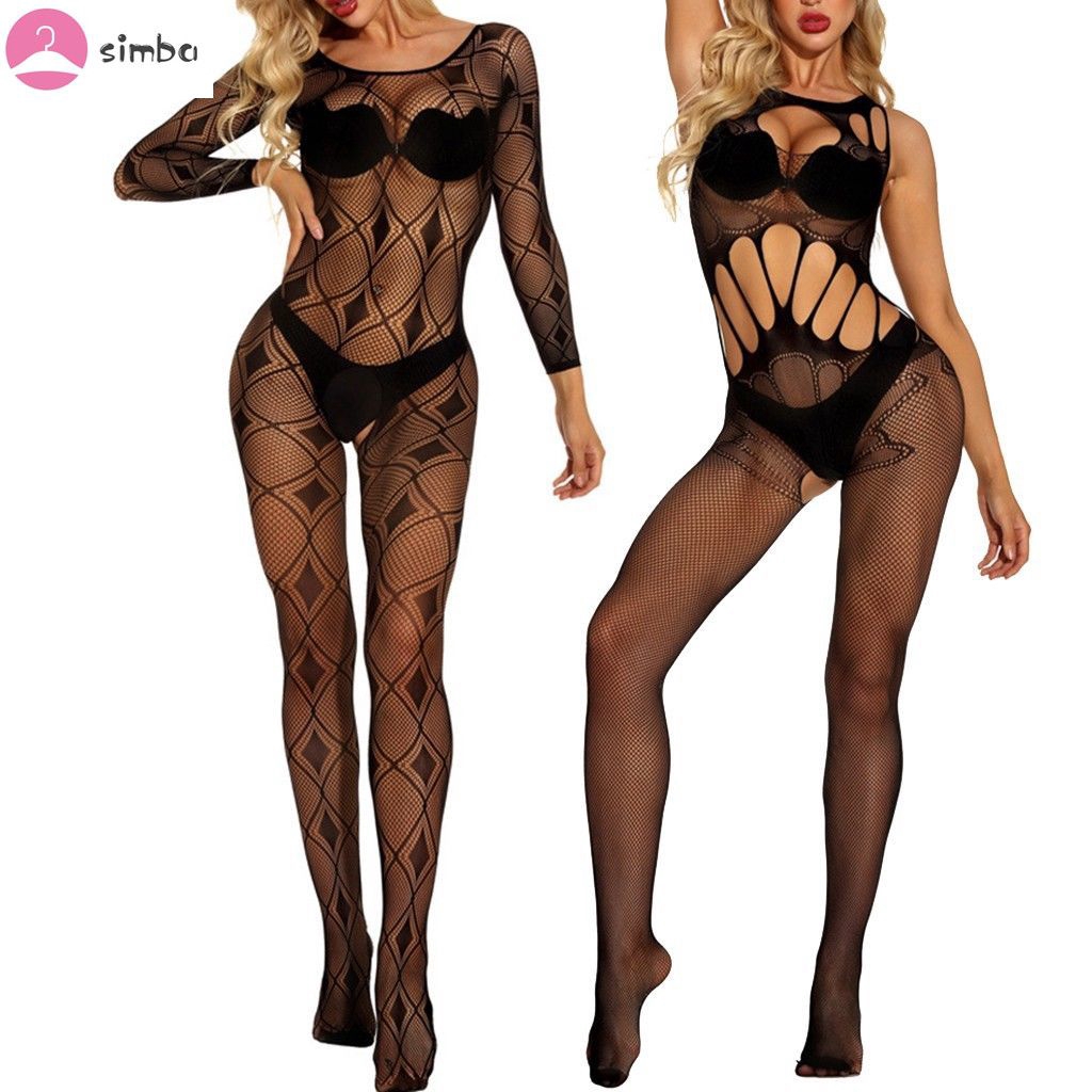simba-vn Jumpsuit Ren Lưới Gợi Cảm Cho Nữ
