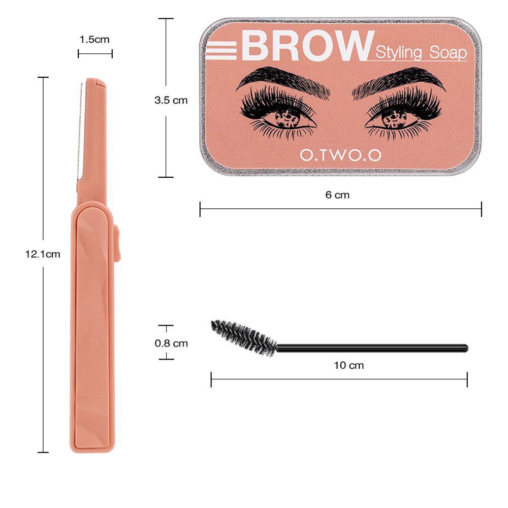 Gel Kẻ Lông Mày Chống Nhòe Màu Sắc Tự Nhiên Kèm Cọ Dành Cho Nữ