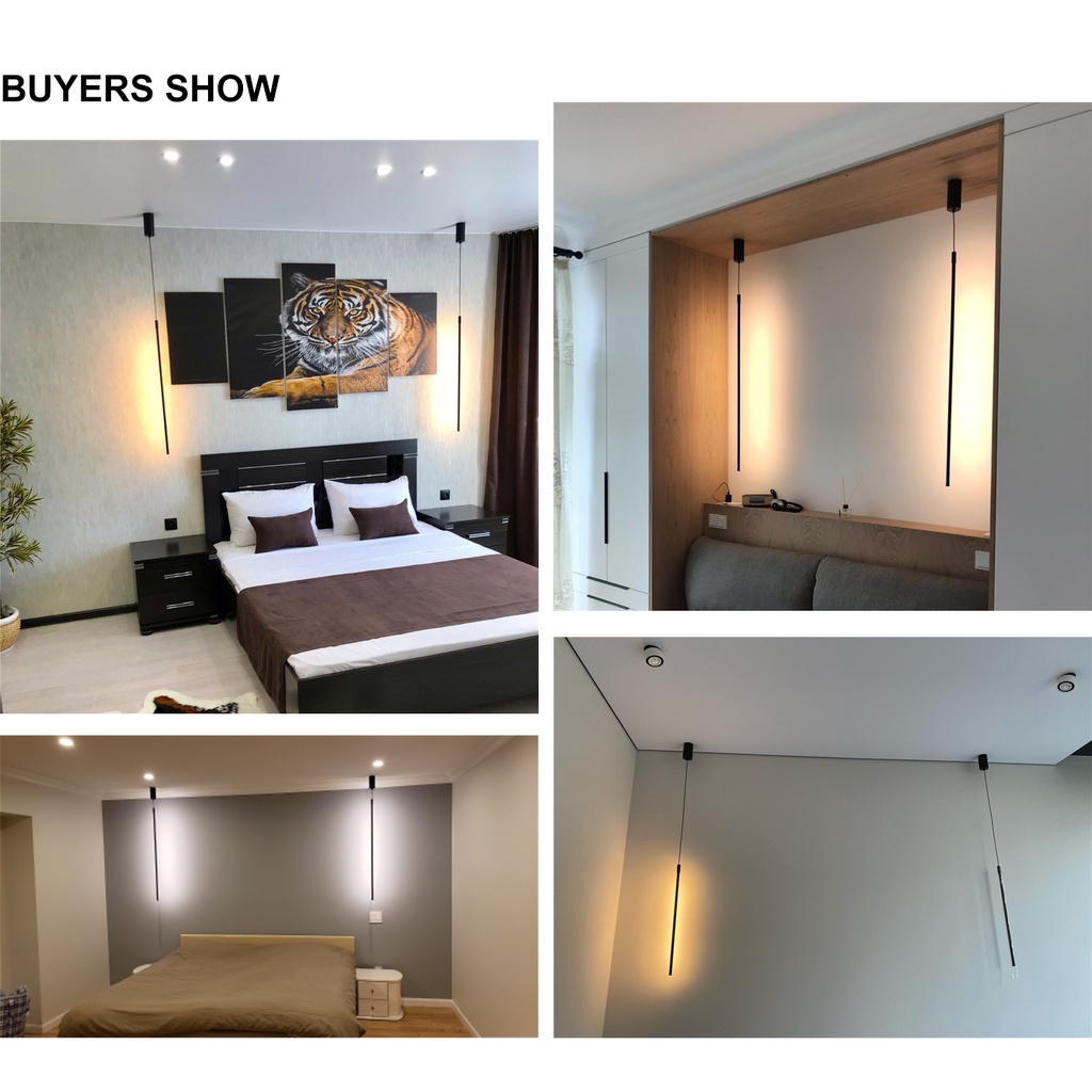 Dây Đèn Led Treo Tường Trang Trí Phòng Khách/Phòng Ngủ/TV Phong Cách Hình Học Hiện Đại