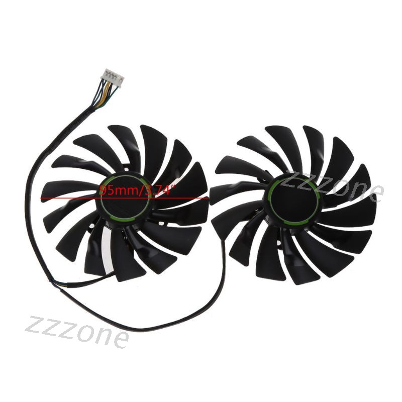 Bộ 2 Card Đồ Họa Máy Tính 95mm Pld10010S12Hh 6pin Cho Msi Gtx970