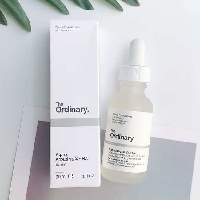 Serum The Ordinary Alpha Arbutin 2% + HA Dưỡng Trắng Mờ Thâm - Chai 30ml
