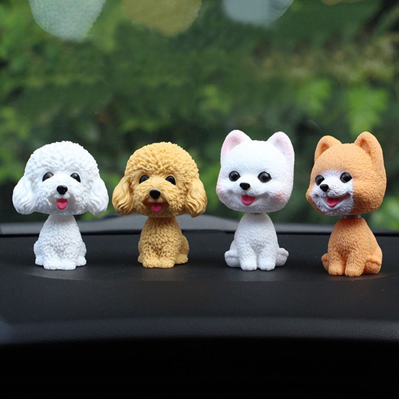 Chú Chó Lắc Đầu Dễ Thương Trang Trí Xe Hơi
