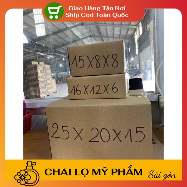 [25x20x15] Thùng Hộp Carton Đóng Gói Hàng , phụ kiện du lịch