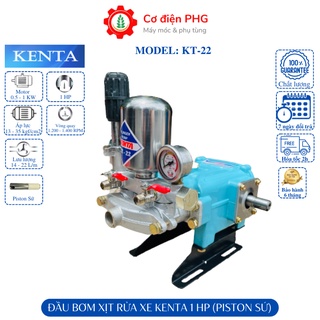 Đầu bơm xịt rửa xe cao áp ty sứ KENTA 1HP & 2HP dùng cho phun tưới tiêu nông nghiệp | Đầu xịt áp lực