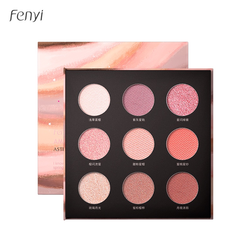 Bảng Phấn Mắt Fenyi 9 Màu Sáng Bóng 1.4gx9