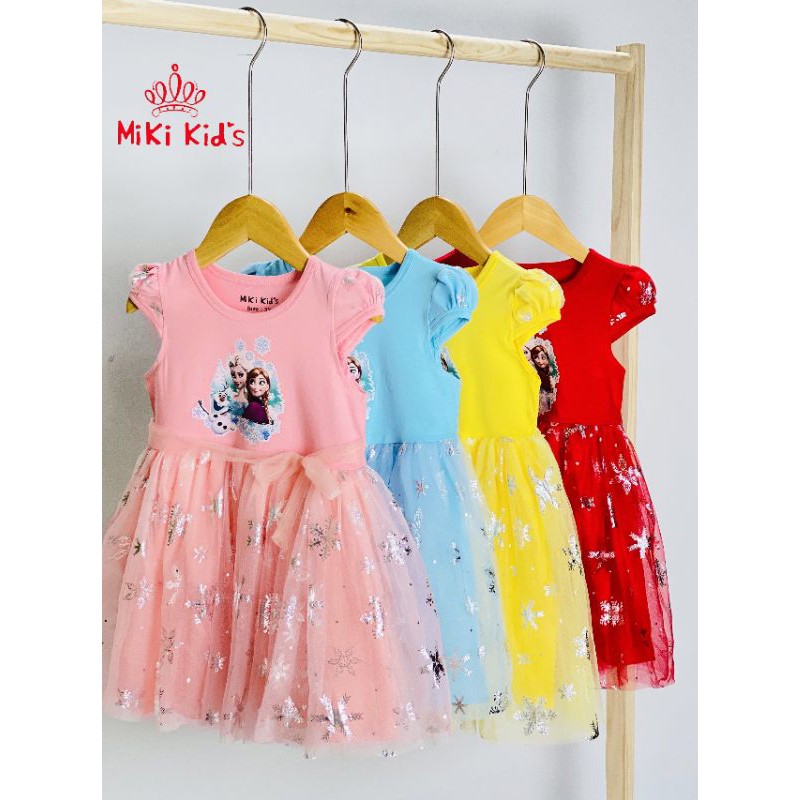 Đầm Bé Gái Công Chúa Elsa Anna đầm mặc noel giáng sinh tết dự tiệc xinh cho bé gái hàng Việt Nam Cao Cấp Size 1-8