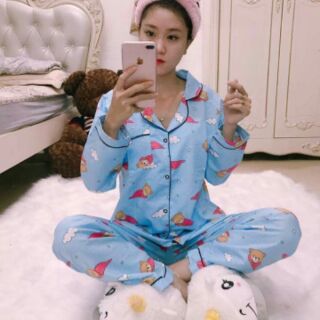Combo 2bộ pijama dài dài 40-62kg
