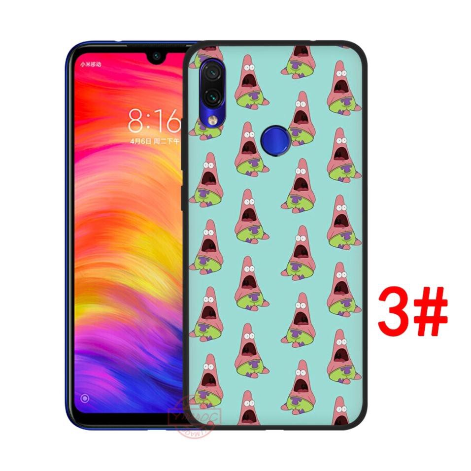  Ốp điện thoại từ nhựa dẻo in hoạt hình Spongebob cho Redmi Note 5A Prime 5 Pro 6 Pro 7 Pro 4X 6A S2