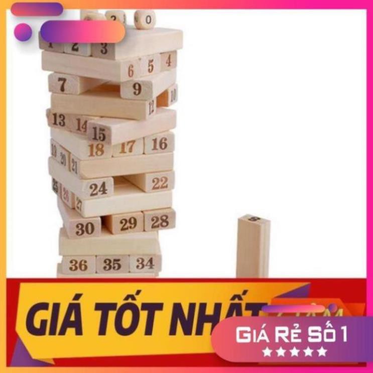 Bộ Đồ Chơi Rút Gỗ 54 thanh cỡ to