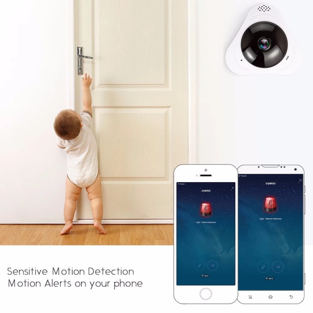 Camera yoosee 360 VR HD 960P Mini quan sát mọi góc nhìn+ thẻ nhớ chuyên dụng camera 32gb | BigBuy360 - bigbuy360.vn