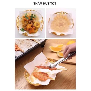 GIẤY THẤM HÚT DẦU MỠ ĐỒ ĂN (tệp 40 tờ)