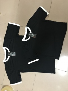 Áo đôi viền cổ crt ( KT)(1 đôi gồm 2 áo )