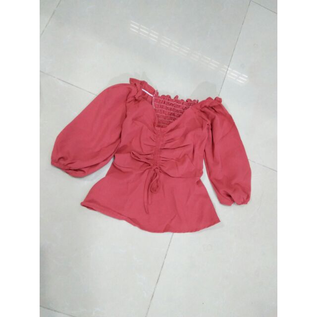 Thanh lý áo peplum tay phồng