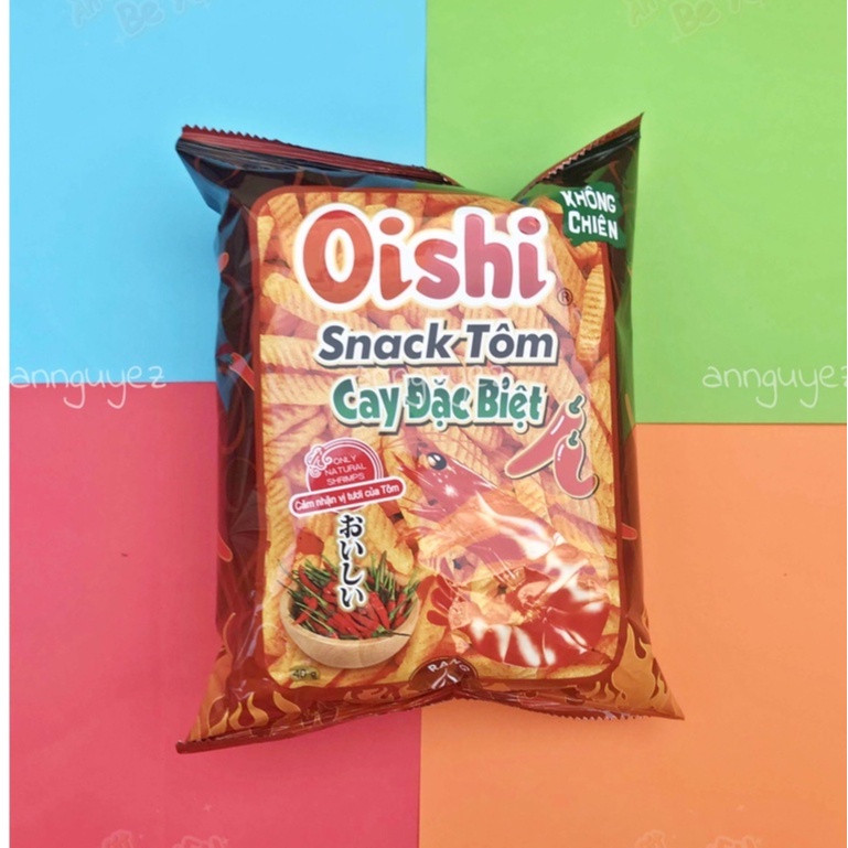 Bim bim Oishi snack tôm cay đặc biệt 40g