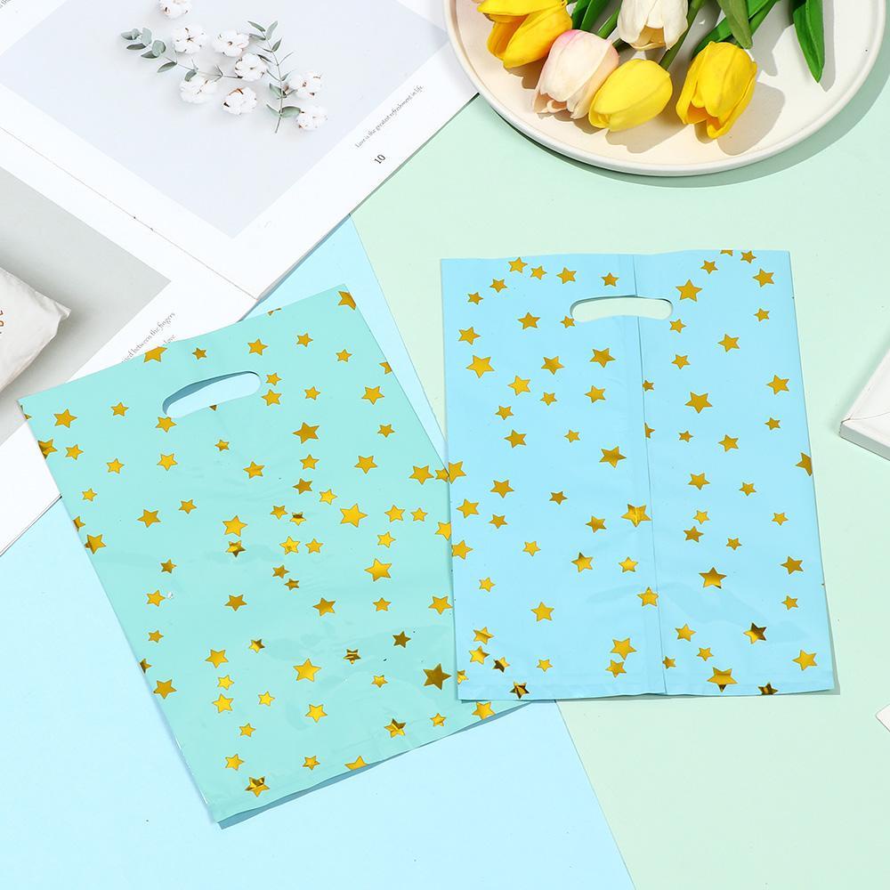 10 / 20 / 50 Túi Đựng Kẹo Hình Ngôi Sao Năm Cánh Nhiều Màu Sắc