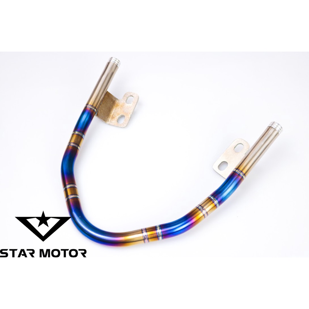 Tay xách-cảng sau Titan GR5 mối hàn mũi tên loại vểnh dành cho Wave 50cc, 100, 110