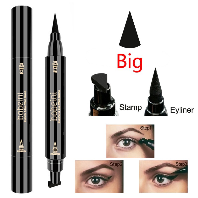 Bút Kẻ Mắt Dạng Lỏng 2 trong 1 Lâu Trôi Chống Thấm Nước Và Mồ Hôi