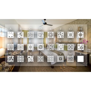 Vách ngăn hoa văn treo nhiều mẫu