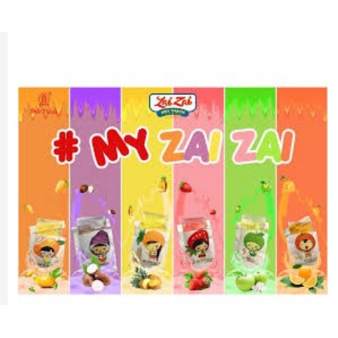 [Mã 267FMCGSALE giảm 8% đơn 500K] [Sale] Lẻ 1 gói Thạch Zai Zai ( giòn rai ) nhiều vị trái cây thơm ngon | BigBuy360 - bigbuy360.vn