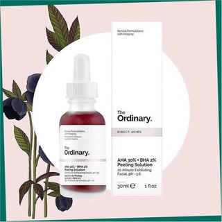 Serum tẩy tế bào chết hoá học AHA 30% + BHA 2% Peeling Solution The Ordinary chính hãng 30ml