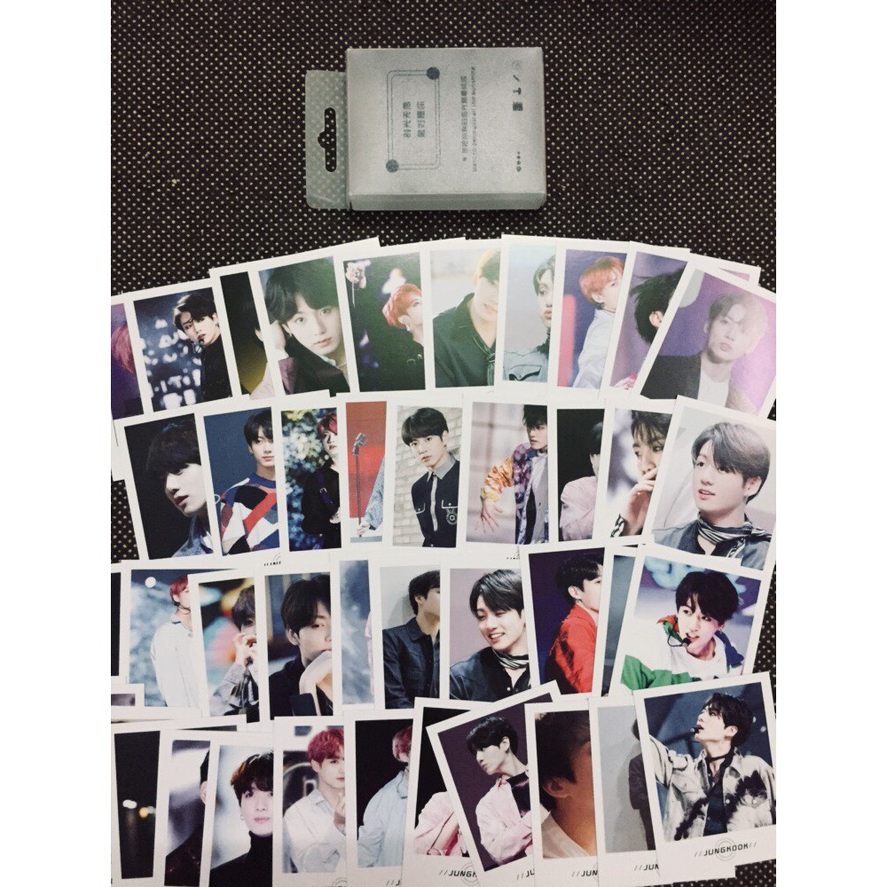 (nhiều mẫu) Lomo card hộp nhựa BTS và các thành viên set45 mẫu mới