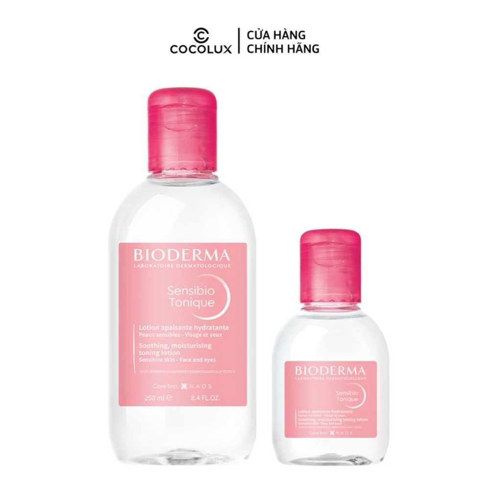 Nước Hoa Hồng Cho Da Nhạy Cảm Bioderma Sensibio Tonique 250ml