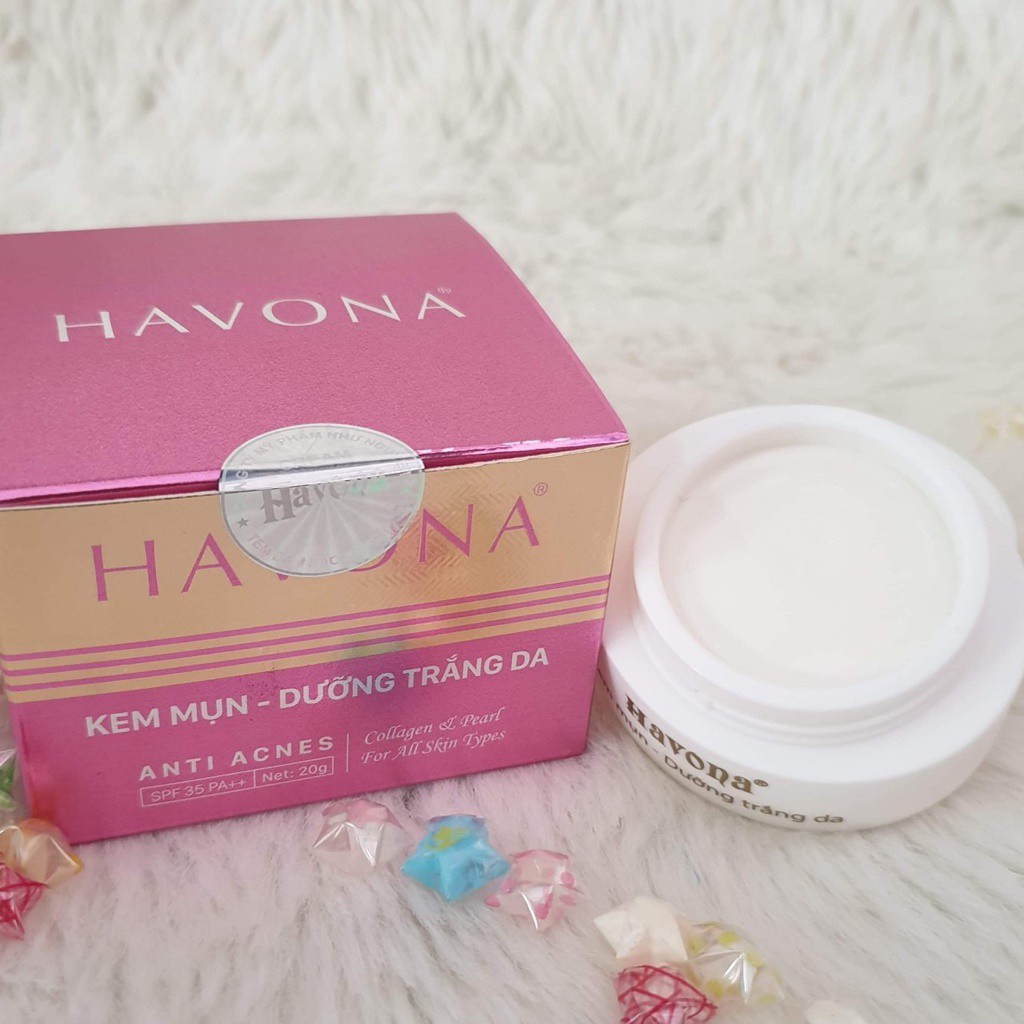 KEM NGỪA MỤN NGỪA THÂM MỜ SẸO HAVONA ANTI ACNES