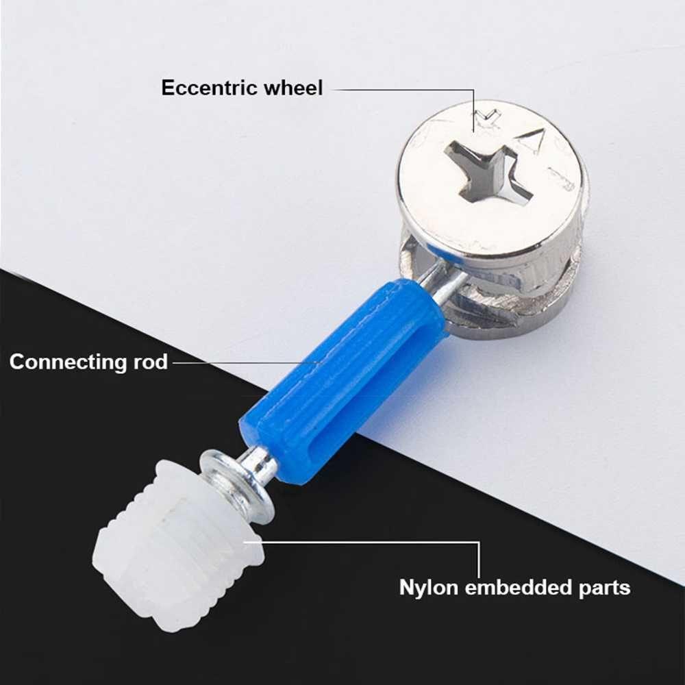 PISTA Set 10 Đầu Nối Đồ Nội Thất 3 Trong 1 Tháo Gỡ Dễ Dàng