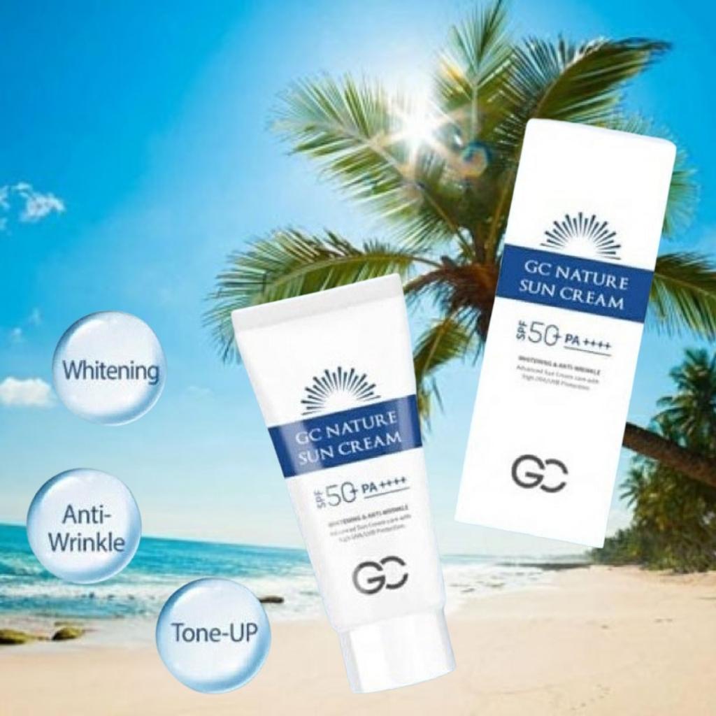 Kem Chống Nắng Cho Da Khô Dầu Mụn Nhạy Cảm Nâng Tông Dưỡng Da Gc Nature Sun Cream