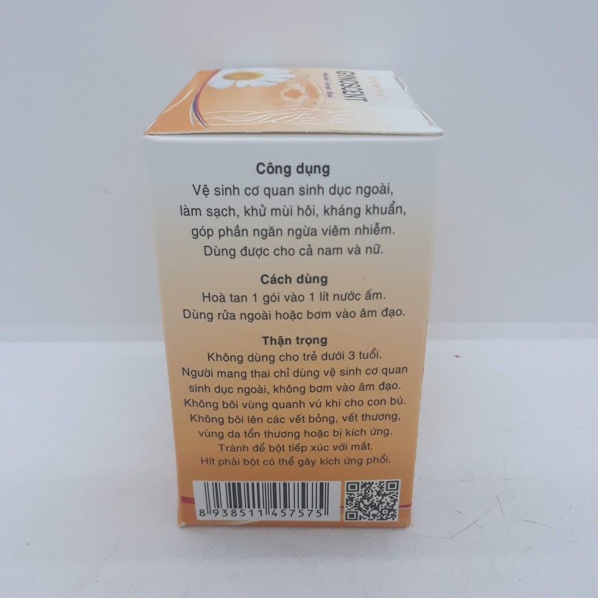 Bột pha vệ sinh phụ nữ Gynoscent của Dược Cát Linh hộp 30 gói, rửa phụ khoa khử mùi kháng khuẩn