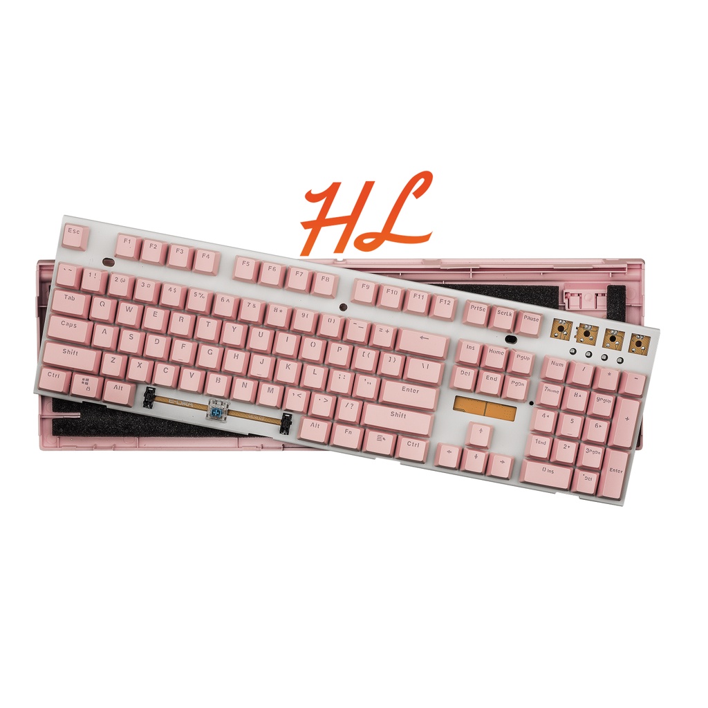 Bàn Phím Cơ E-Dra EK3104 Dream Pink (Huano Switch) - Bảo hành 24 tháng - Hưng Long PC
