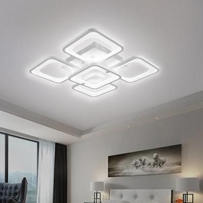 Đèn trần LED - đèn ốp trần - đèn trần trang trí 5 cánh vuông hiện đại