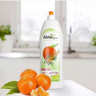 Nước rửa bát hương quýt almawin 1 lít